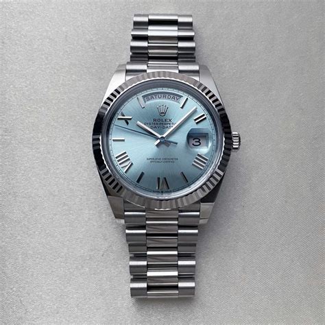 rolex platinum day date price